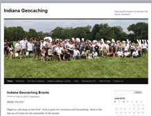 Tablet Screenshot of indianageocaching.com